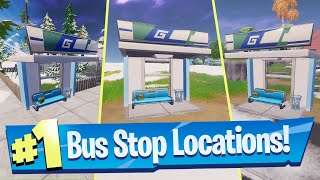 Visit different Bus Stops in a single match Locations  - Fortnite (Remedy vs Toxin Challenge)