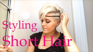 How to style really short hair