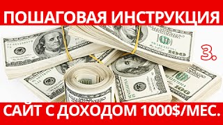 3. Подбор ключевых слов и создание карты сайта.