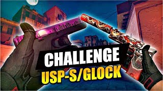 CS:GO CHALLENGE -  Win only with USP-S/GLOCK-18  / CS GO Wingman 2x2