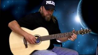 Bad Co. Silver Blue and Gold Fingerstyle Cover