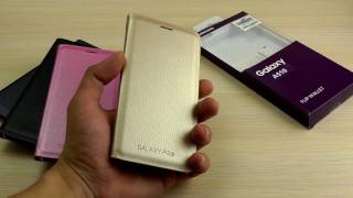 ОБЗОР: Оригинальный Чехол-Книжка Flip Wallet для Samsung Galaxy A5 (A510) 2016 года