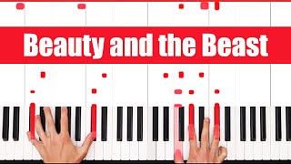 Beauty and the Beast Piano Tutorial Ariana Grande John - VOCAL