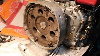 Дизельный мотор c переходником. Diesel engine Weima FE 188, with installed adapter