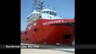Kosmos supply vessel Geo Service 1 in occupied Western Sahara
