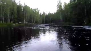 фрегат М-480 FM Light Jet  на водомете Golfstream (Parsun) T 25 BM JET по рекам Карелии
