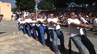 Strongmen face off in France's Basque region