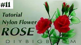 Stocking Flowers | Nylon Rose Flower making | Nylon Flower 2018 | DBB