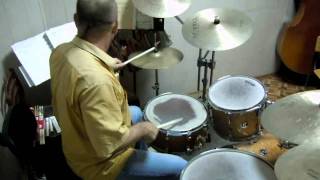Drum solo.Соло на барабанах.Jazz. Improvisation.Разработка