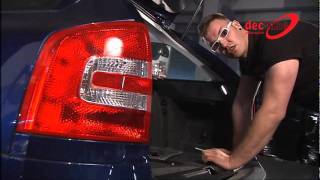 SKODA Octavia II - задние фонари