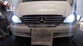Mercedes Vito 639 Часть 2, полировка , чистка , покраска , установка линз
