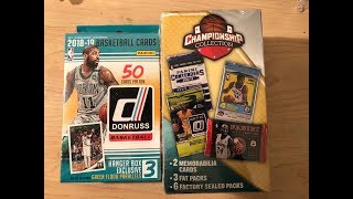 Luka Doncic Hunt! 2018-19 Donruss and Championship Collection Box! ** Nice Rookies and Hits! **