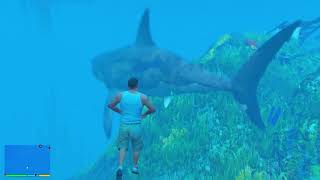 ЧОП ПРОТИВ ВОДНОГО МОНСТРА МЕГАЛОДОНА В ГТА 5 МОДЫ! ЭКСПЕРИМЕНТЫ ОБЗОР МОДОВ GTA 5! ГТА МОД MODS
