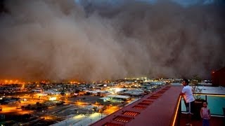 Песчаная буря в Аризоне(Sand storm in Arizona)