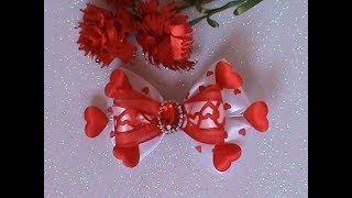DIY/МК Как сделать бантик- валентинку ко дню Св.Валентина