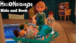 YENİ HELLO NEİGHBOR OYUNU !(WİLSON'UN ÇOCUĞU OLDUK) - HELLO NEİGHBOR HİDE & SEEK