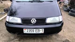VW Sharan покрашен. Сборка идет полным ходом...