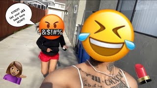 WEARING MY GIRLFRIENDS CLOTHES TO SEE HOW SHE REACTS!!!