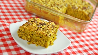 Тыквенный пирог с орехами