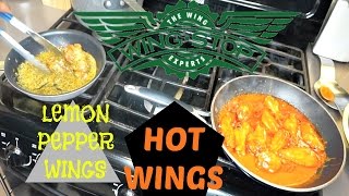 WINGSTOP Copycat Recipe | Lemon Pepper Wings & Hot Wings