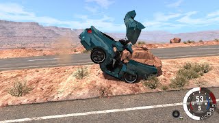 BeamNG.Drive - Canyon highspeed crashes