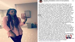 Workplace Discrimination: Manager Tell Employee Her Braids Were Too "Urban" For Their Image
