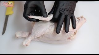 Как Разделать Курицу Для Куриного Рулета Одним Куском Без Кости.