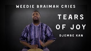 Weedie Braimah cries tears of joy - Djembe Kan