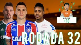 CARTOLA FC 2017 - DICAS & TIME DE VALORIZAÇÃO! - RODADA 32 (MÉDIA DE 10 CARTOLETAS POR RODADA)