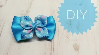 самый простой бантик канзаши /Канзаши для новичков