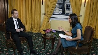 Интервью Дмитрия Медведева телеканалу Euronews