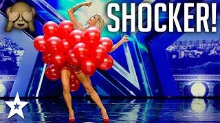 Balloon Dancer's Bra Floats Away on Spain's Got Talent! | Got Talent Global