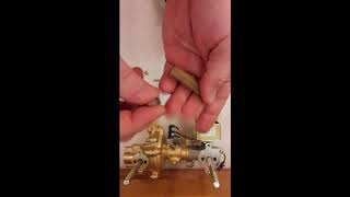 Конструкция сливного клапана газовой колонки. Design the drain valve Gas Water Heater.