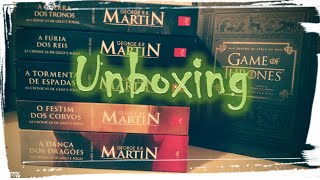 Unboxing - As Crônicas de Gelo e Fogo + Game Of Thrones: Por dentro da série da HBO