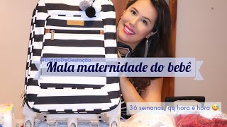 Escolha da mala de maternidade do bebê e tudo o que coloquei dentro