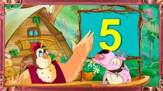 арифметика малышка цифра 5 Уроки тетушки Совы  #5 GODIKPLUS