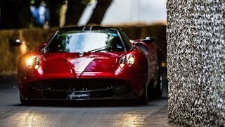 Nissan GTR & Noble M600 - SUPERCAR shoot-out highlights | Festival of Speed 2014