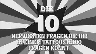 Die 10 nervigsten Fragen die ihr im Tattoostudio fragen könnt