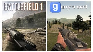 Battlefield 1 Weapons Ported to Garry's Mod