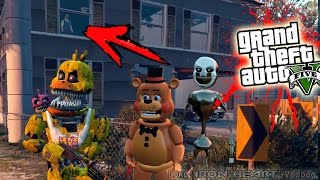 ГТА 5 МОДЫ! АНИМАТРОНИКИ FNAF ПРИШЛИ ПОЗДРАВИТЬ СОСЕДА 23 ФЕВРАЛЯ! HELLO NEIGHBOR! GTA 5 MODS ВИДЕО