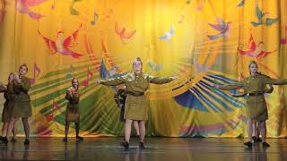 Детский танцевальный коллектив, патриотический танец