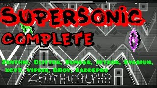 Supersonic 100% Complete Geometry Dash
