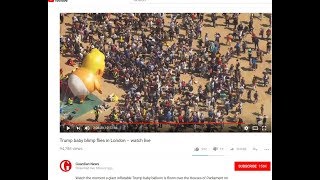 The "Baby Blimp" Anti-Trump Protest in London: Media Narratives vs. The Reality