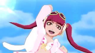 Lv 200 6 star swimsuit Riruka gameplay! (4 star ichigo raid)