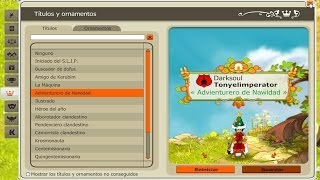 Tonyelimperator - Titulo "Advienturero de Nawidad" (calendario de Adviento) del juego MMORPG Dofus