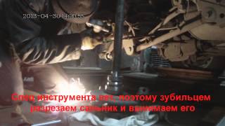 TAGAZ TAGER замена сальника полуоси
