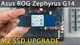 Asus ROG Zephyrus G14 GA401 How to install M2 SSD