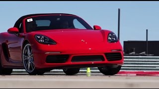 The new 718 Boxster: Tested on the track in Montreal, Canada.