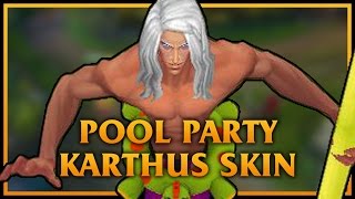 Pool Party Karthus LoL Custom Skin ShowCase
