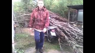 Мото 110с с бокорвым прицепом